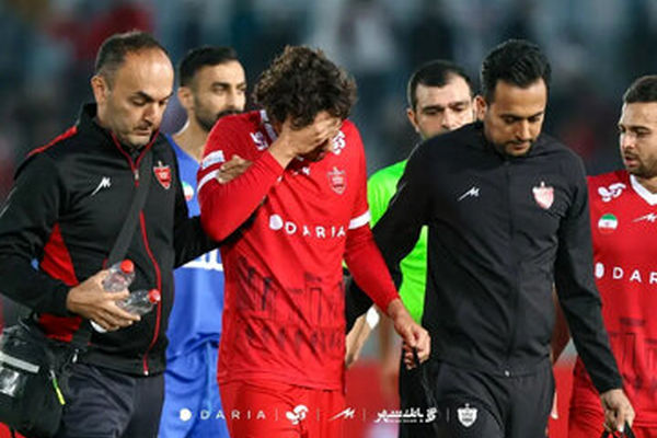 ستاره پرسپولیس راهی بیمارستان شد