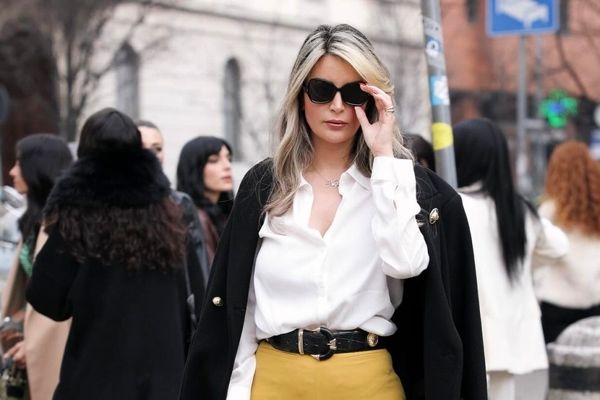 نگار فرهمند، همسر سابق پژمان جمشیدی اولین مهمان هفته مد میلان بود