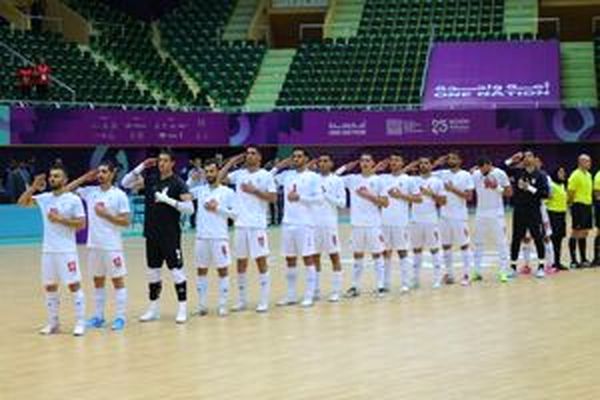 تساوی تیم ملی فوتسال ایران برابر افغانستان