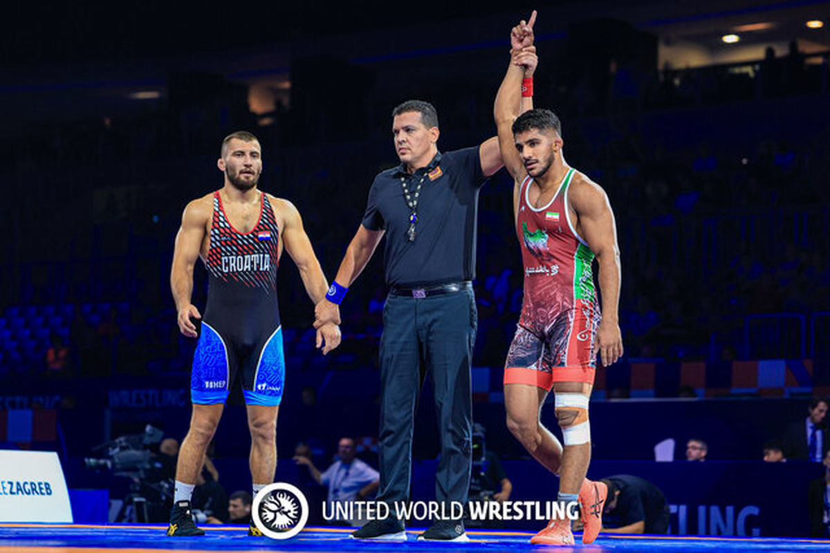 صدرنشینی ایران در پایان ۴ وزن نخست کشتی فرنگی قهرمانی جهان