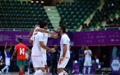 تیم ملی فوتسال ایران با گلباران مراکش مقتدرانه قهرمان شد