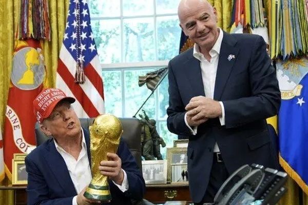 حضور ترامپ در مراسم قرعه‌کشی جام جهانی