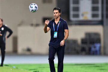 تشویق فرهاد مجیدی پس از گل خوردن استقلال